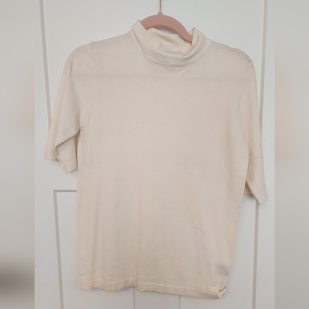 Vici Mock neck 3/4 sleeve sweater, Sz M